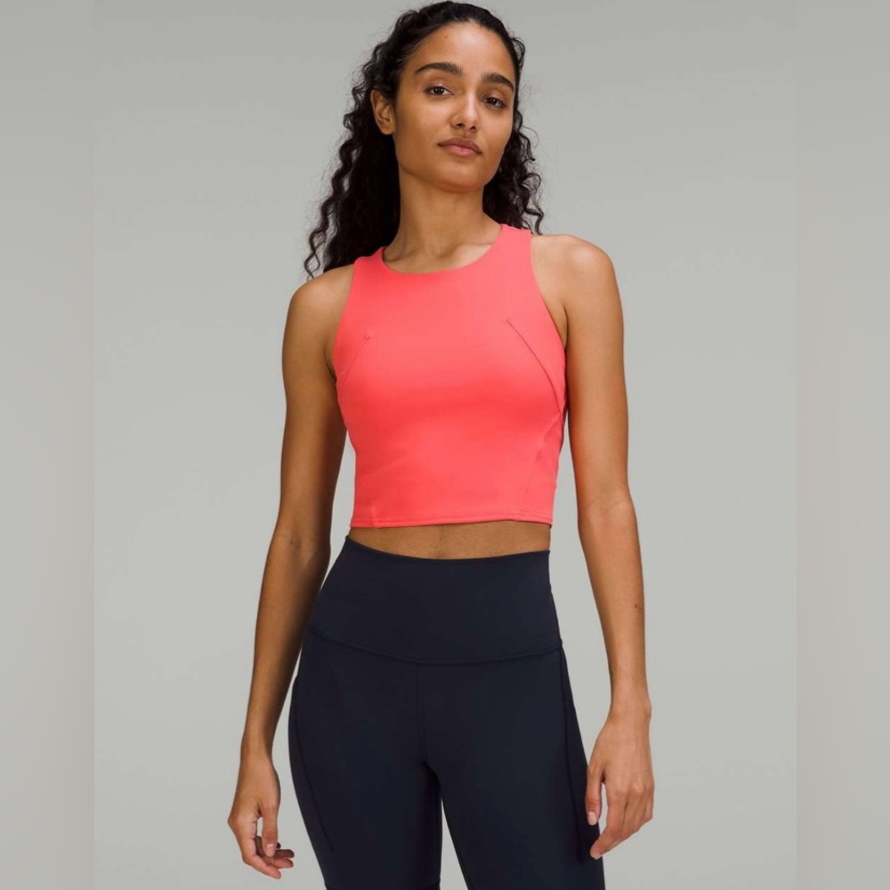 LULULEMON Invigorate Training Tank Top Pale Raspberry